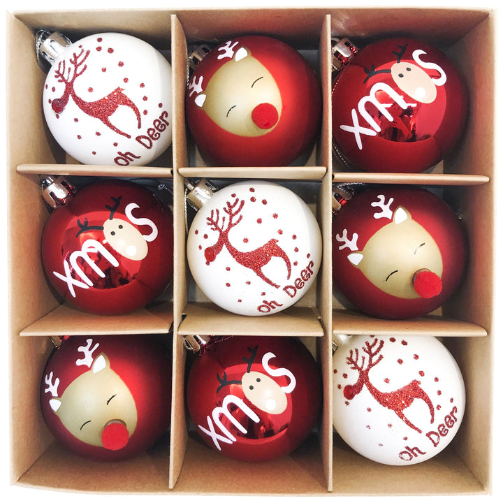 Oh Deer! Reindeer Theme Christmas Ornament Bauble Bundle Ornament Bundle OrnamentallyYou