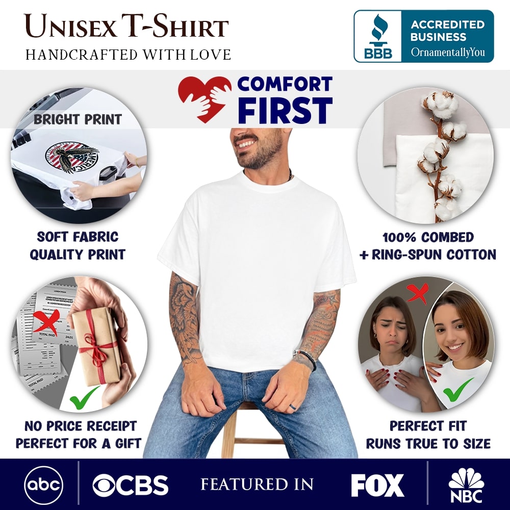 His Voice Lives On Charlie Kirk Graphic T-Shirt, Women or Men Patriotic Republican Tee