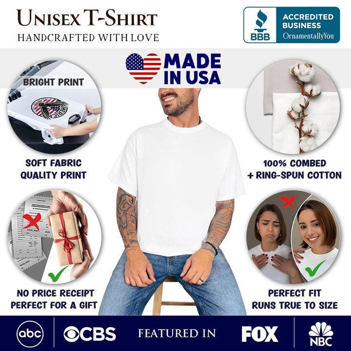 Fishing Is Calling T-Shirt, White Outdoor Tee for Fishermen Dads T-Shirts OrnamentallyYou