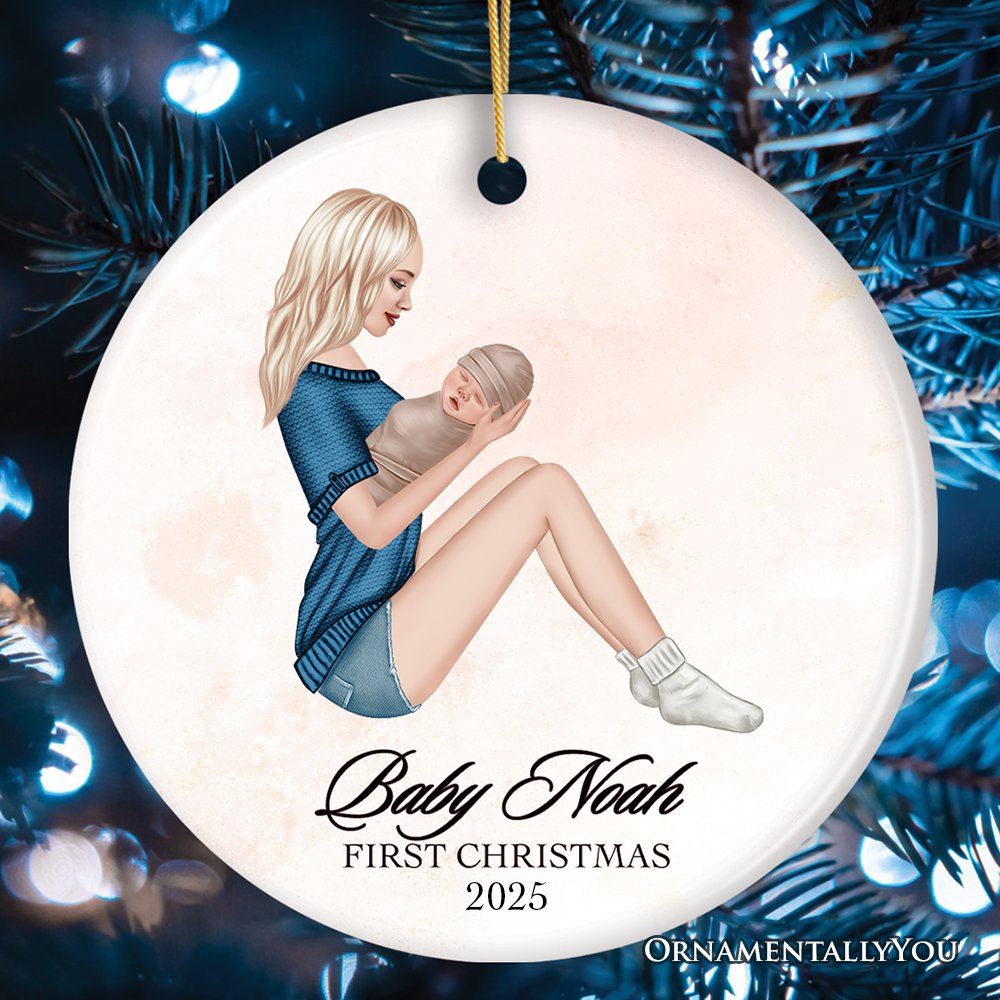 personalized baby ornament