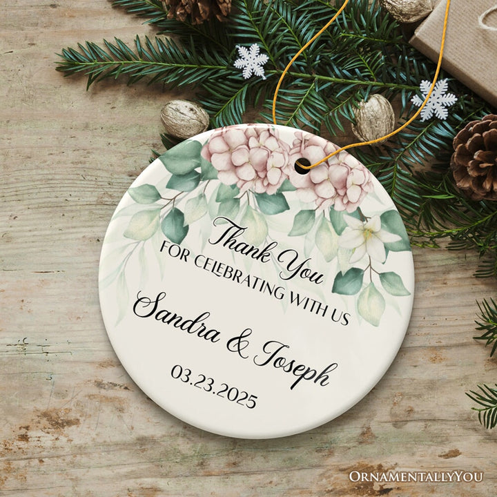 Customized Unique Wedding Favors Ceramic Ornament, Party Favour Ideas, Bridal Shower Gifts and Souvenir Ceramic Ornament OrnamentallyYou