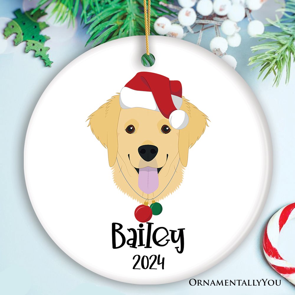 Personalized Dog Ornament