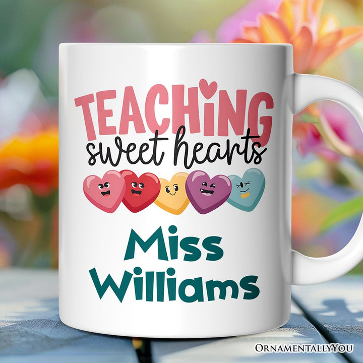 Teacher Personalized Mug, Appreciation Custom Gift with Name Personalized Ceramic Mug OrnamentallyYou 12oz Mug Customized
