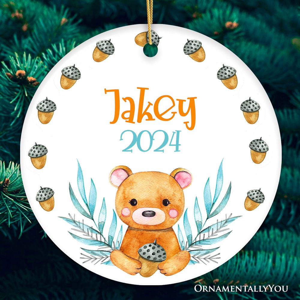 Baby store bear ornament