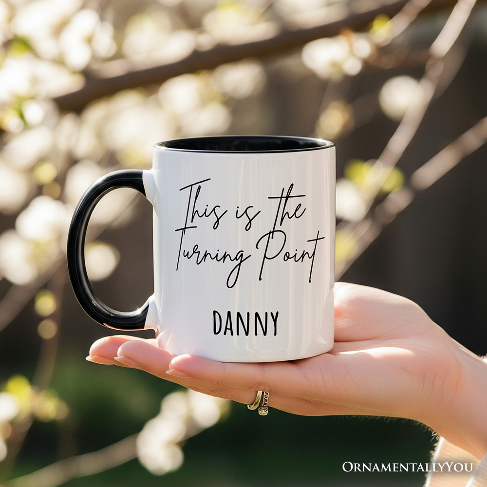 This Is the Turning Point Personalized Mug, Motivational Patriotic Quote Gift with Custom Name