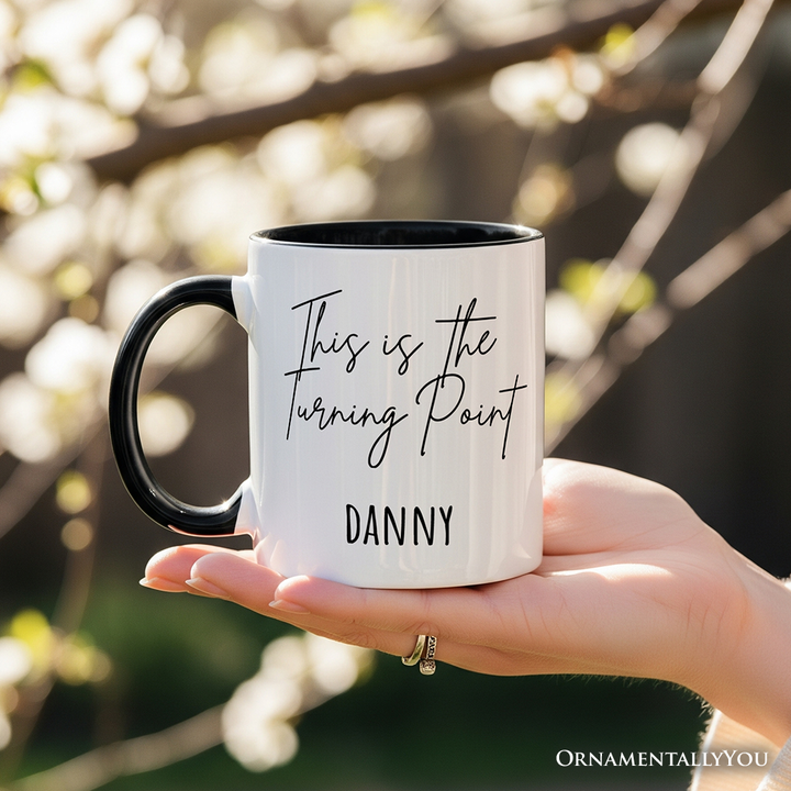 This Is the Turning Point Personalized Mug, Motivational Patriotic Quote Gift with Custom Name