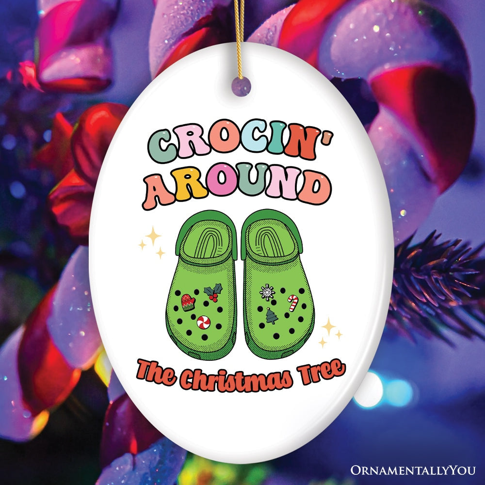 Crocs christmas ornament online