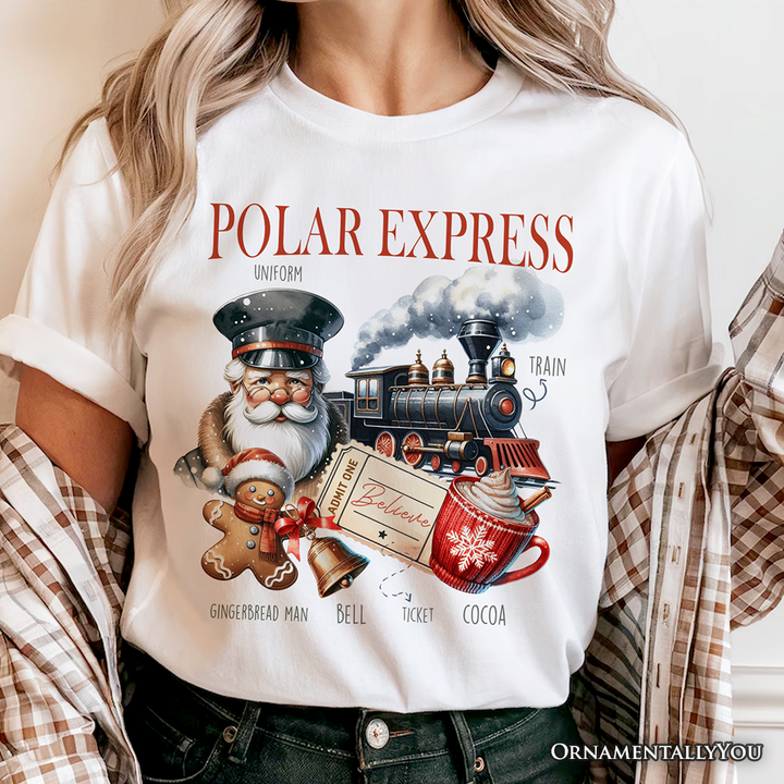 Polar Express Christmas T-Shirt, Vintage Holiday Santa Tee