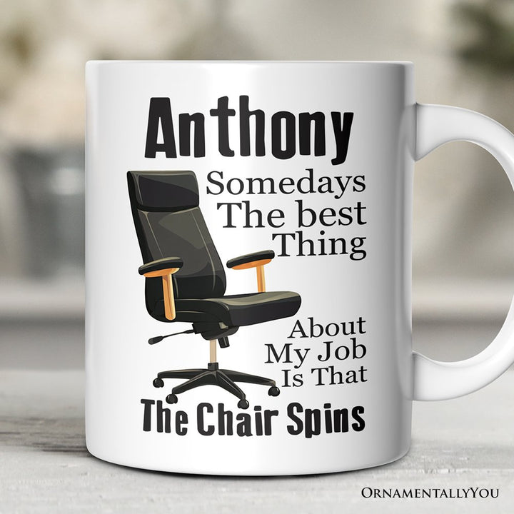 Sarcastic Coworker Personalized Mug, Funny Gift With Custom Name Personalized Ceramic Mug OrnamentallyYou 12oz Mug Customized