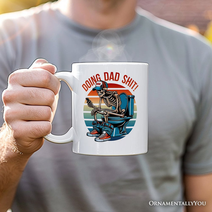 Doing Dad Stuff Personalized Mug, Cool Dad Gift with Custom Name Personalized Ceramic Mug OrnamentallyYou Non-Custom