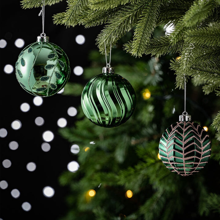 Chic Christmas Decor Ornament Ball Bundle, 16 Piece Natural World Bauble Set Ornament Bundle OrnamentallyYou