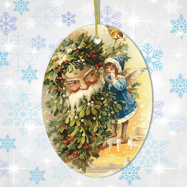 Father Santa Victorian Style Ceramic Christmas Ornament Bundle Ornament Bundle OrnamentallyYou