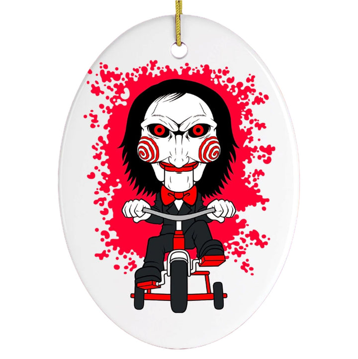 Saw Horror Ornament Ceramic Ornament OrnamentallyYou
