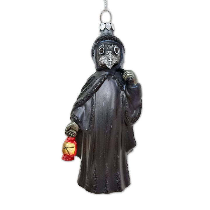 Plague Doctor Glass Christmas Ornament Glass Ornament OrnamentallyYou