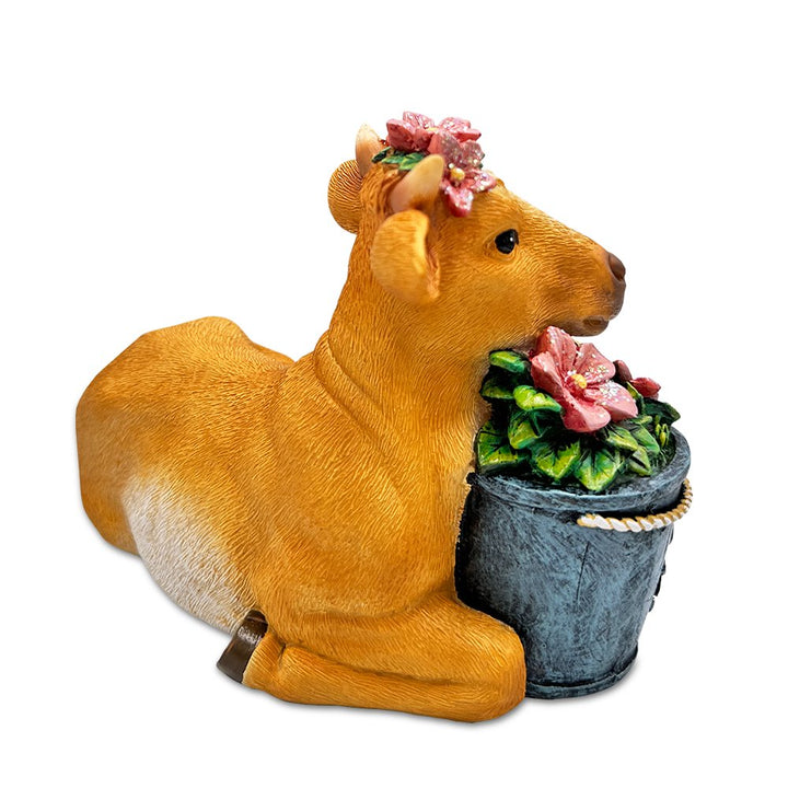 (Pre-Order) Best Mom Cow and Calf Charming Figurine, “6 Keepsake Jersey Statue and Mother’s Day Gift Resin Statues OrnamentallyYou