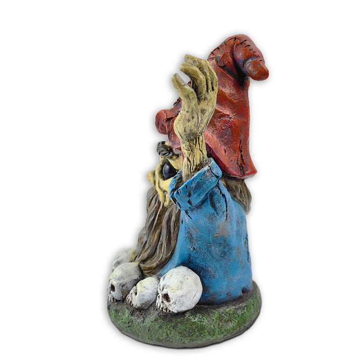 (Pre-Order) Zombie Gnome Garden Statue, 8" Outdoor Halloween Figurine Yard Decoration Resin Statues OrnamentallyYou