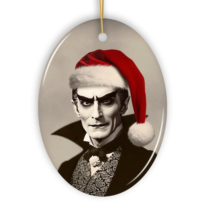 Phantom Count Dracula Ornament, Eerie Holiday Keepsake for Halloween Celebrations Ceramic Ornament OrnamentallyYou