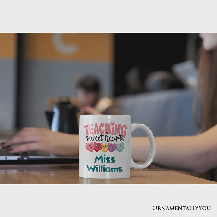 Teacher Personalized Mug, Appreciation Custom Gift with Name