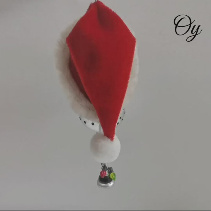 Christmas Themed Microphone Glass Ornament, Music Themed Gift for Musicians