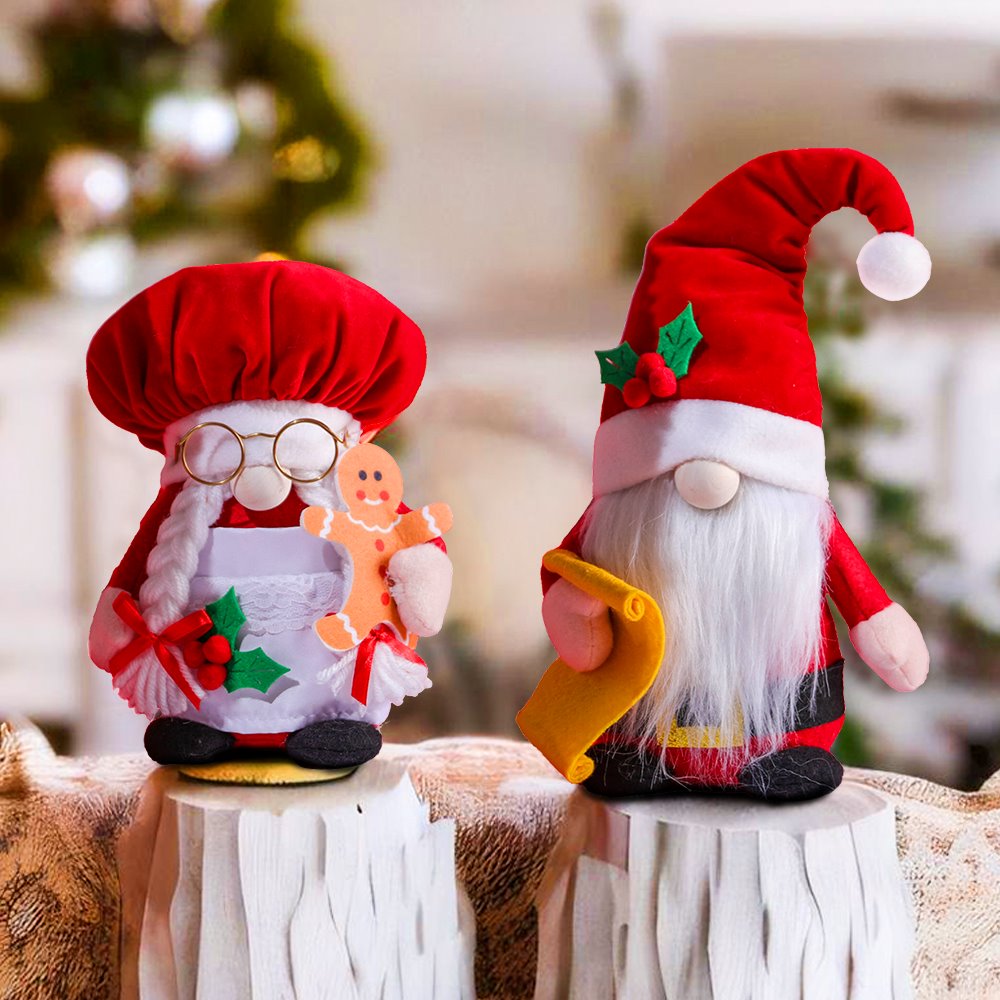 Christmas gnomes in the kitchen, Gnome Santa Cook, Christmas