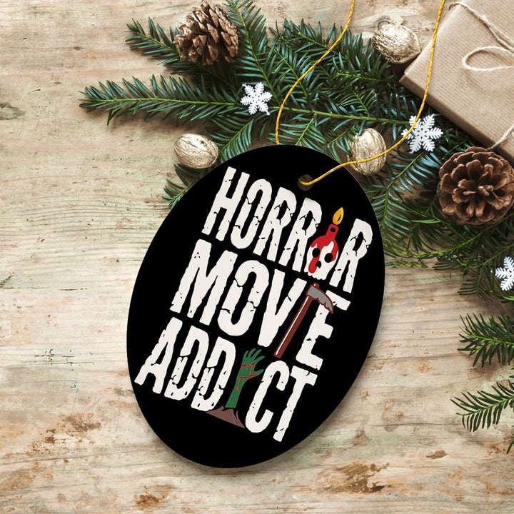 Horror Movie Addict Ornament Ceramic Ornament OrnamentallyYou