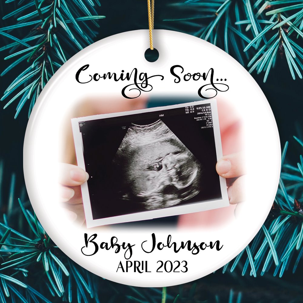 Personalized Christmas Gift For New Mom Pregnancy Announcement
