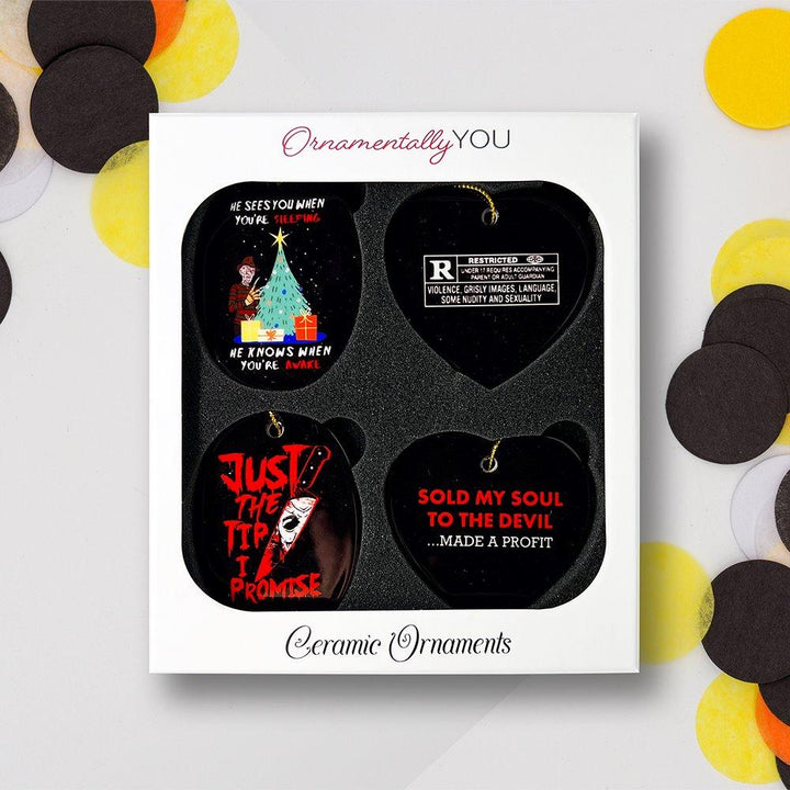 Dark Humor Horror Ornament Bundle Ornament Bundle OrnamentallyYou