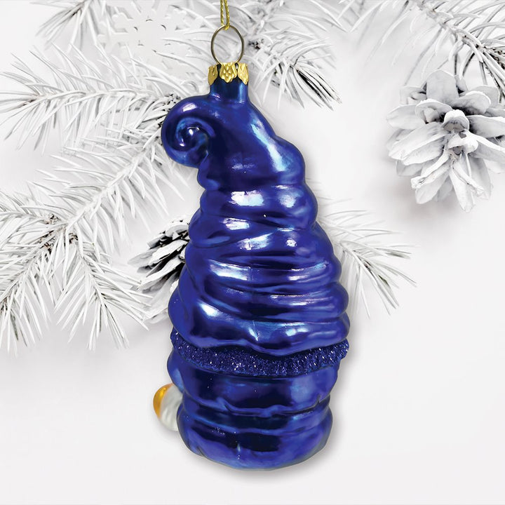 Bingo Gnome Glass Christmas Ornament Glass Ornament OrnamentallyYou
