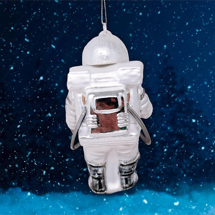 Astronaut Glass Christmas Ornament Glass Ornament OrnamentallyYou