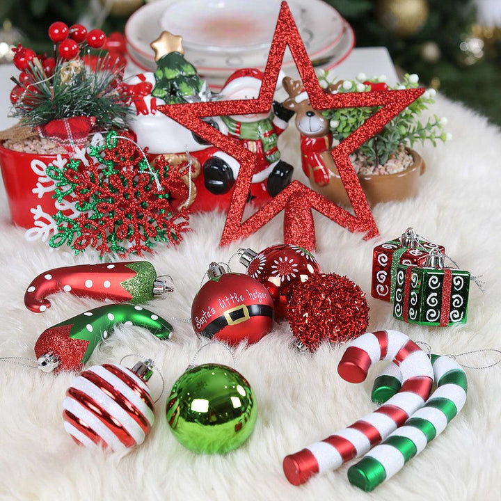 Mega Elf Christmas Ornament Bundle Set, 100 Assorted Baubles of Greens, Reds, Candycanes, and Gift Boxes Ornament Bundle Guangdong Eagle Gifts Co., Ltd.