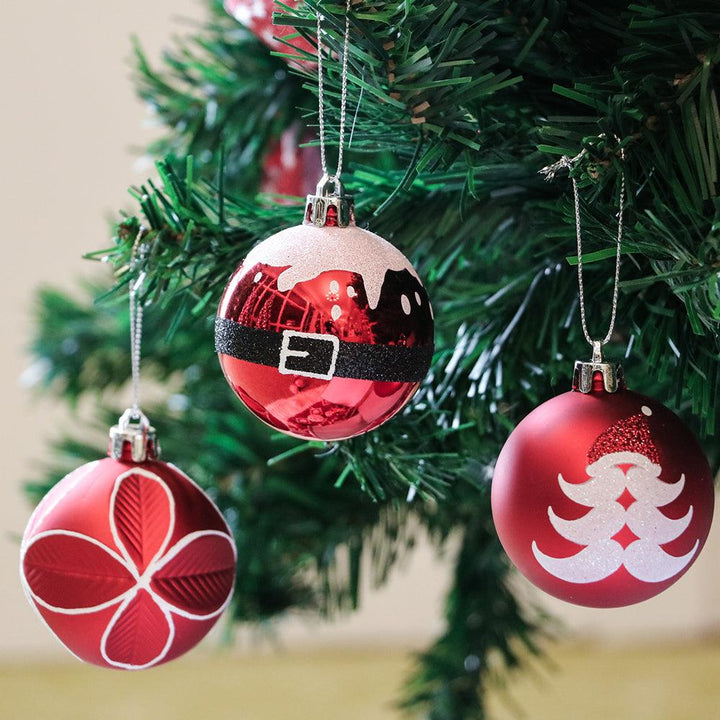 Santa Claus Inspired 9 Piece Round Ornament Christmas Bundle Ornament Bundle Guangdong Eagle Gifts Co., Ltd.