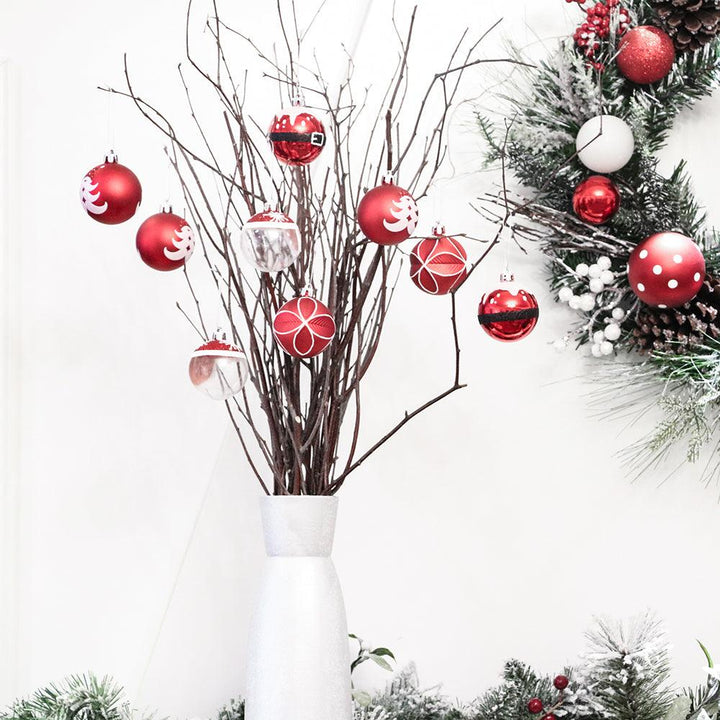 Santa Claus Inspired 9 Piece Round Ornament Christmas Bundle Ornament Bundle Guangdong Eagle Gifts Co., Ltd.