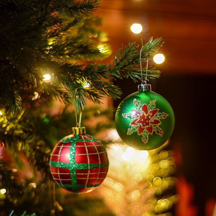 Christmas Sensation Mega Holiday Ornament Set, 108 Unique Baubles, Trees, Candycanes, and Snowflakes Ornament Bundle OrnamentallyYou