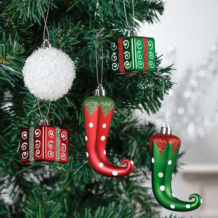 Mega Elf Christmas Ornament Bundle Set, 100 Assorted Baubles of Greens, Reds, Candycanes, and Gift Boxes Ornament Bundle Guangdong Eagle Gifts Co., Ltd.