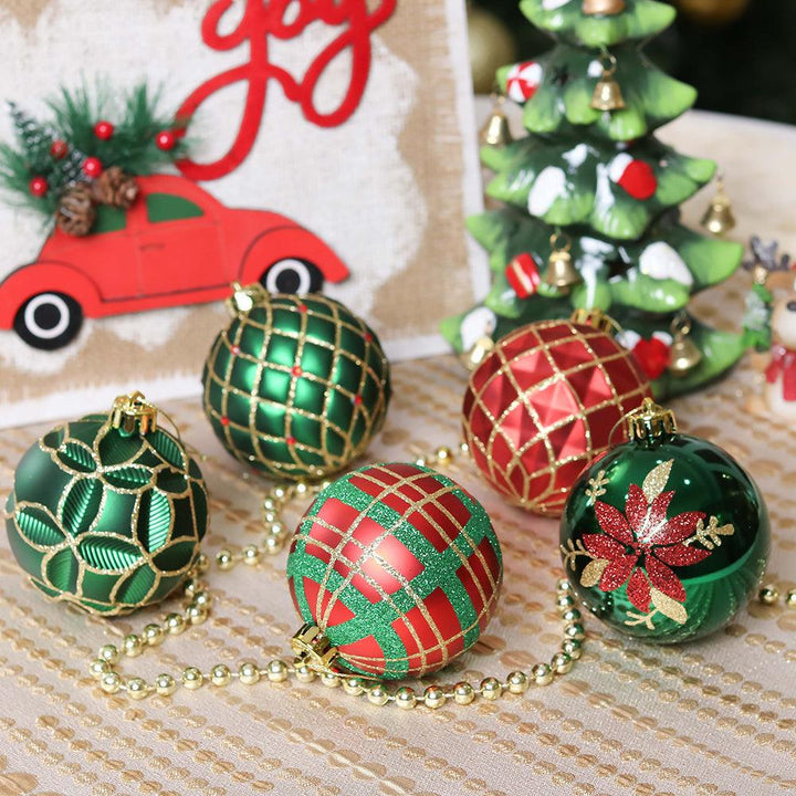 Red Green and Gold Majestic Christmas Ornament Bundle Set, 16 Baubles Ornament Bundle Guangdong Eagle Gifts Co., Ltd.