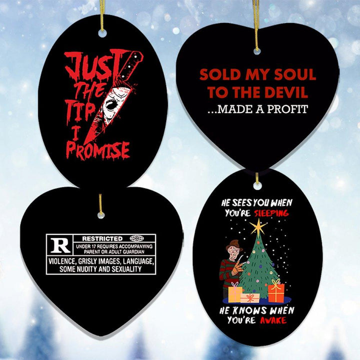 Dark Humor Horror Ornament Bundle Ornament Bundle OrnamentallyYou