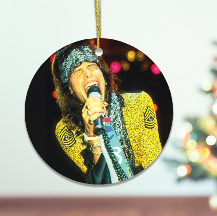 Steven Tyler Aerosmith Christmas Ornament Ornament OrnamentallyYou