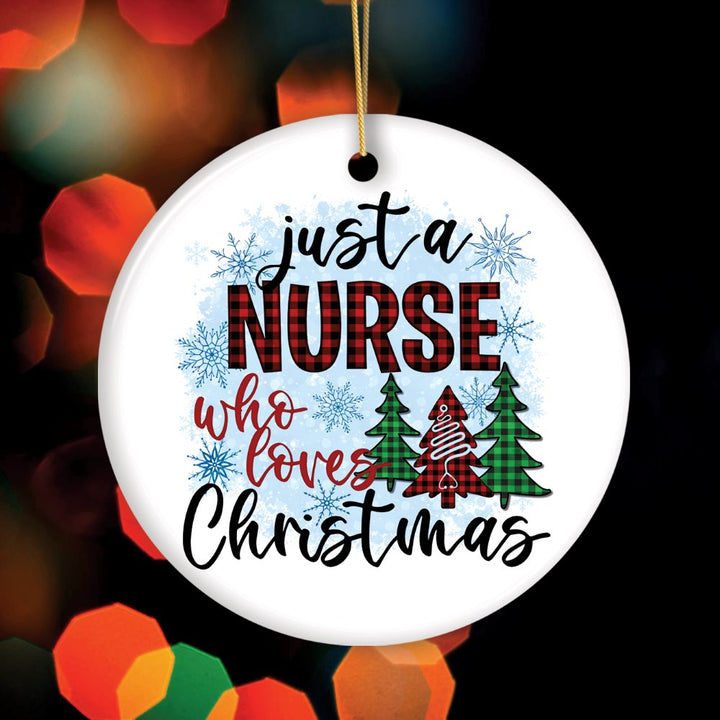 Cute Christmas Ornament Nursing Set, Bundle of Four Nurse Themed Gifts Ornament Bundle OrnamentallyYou
