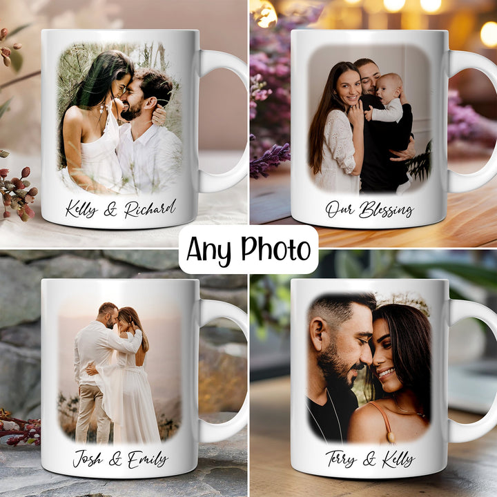 Personalized Photo Mug With Text, Custom Family Gift Personalized Ceramic Mug OrnamentallyYou 