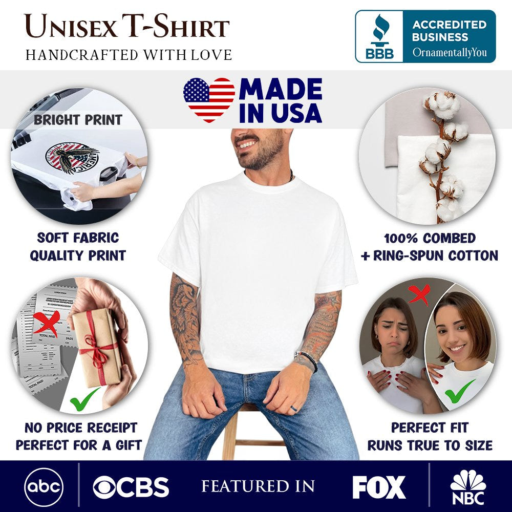 Fishing Is Calling T-Shirt, White Outdoor Tee for Fishermen Dads T-Shirts OrnamentallyYou 