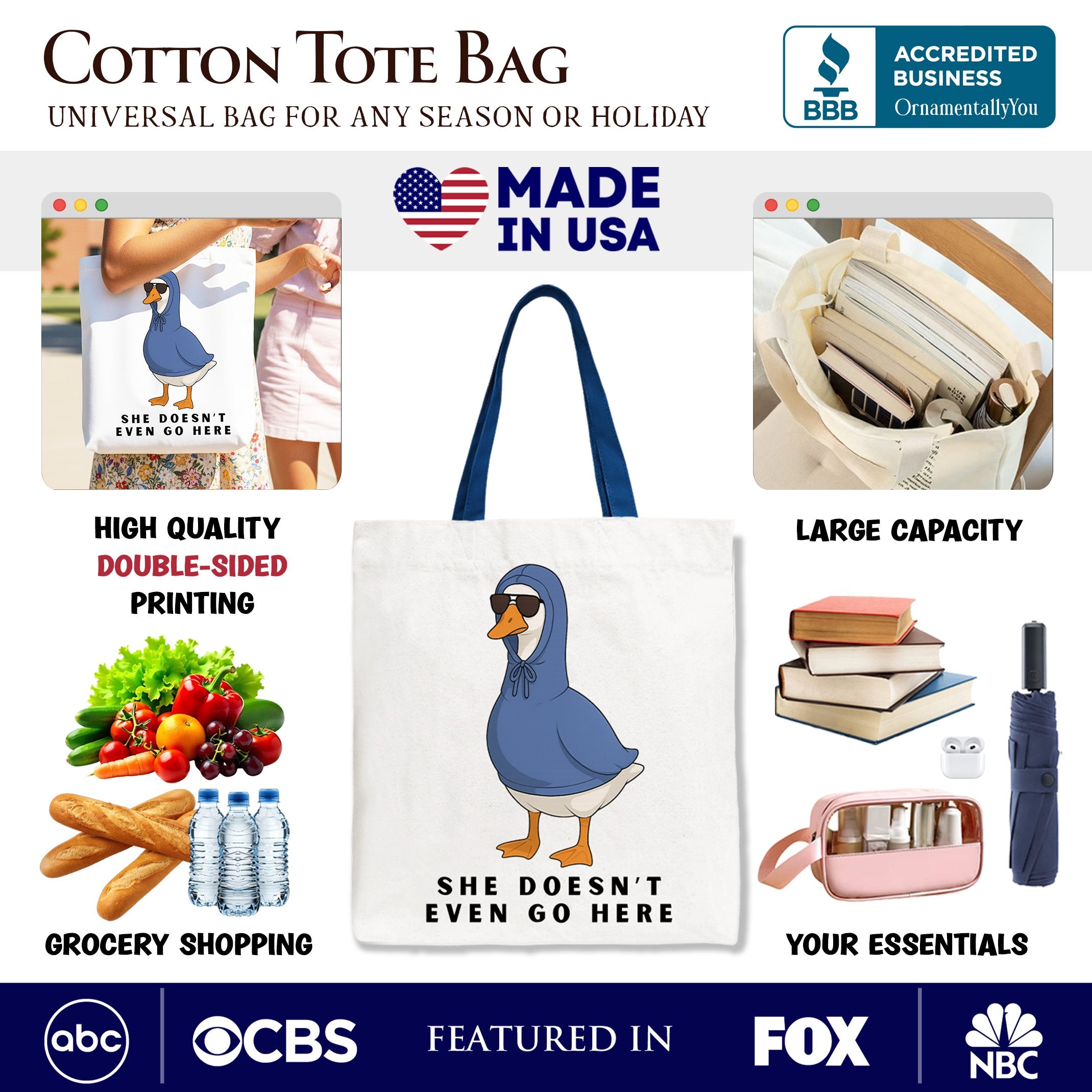 Humor Themed Totes – OrnamentallyYou