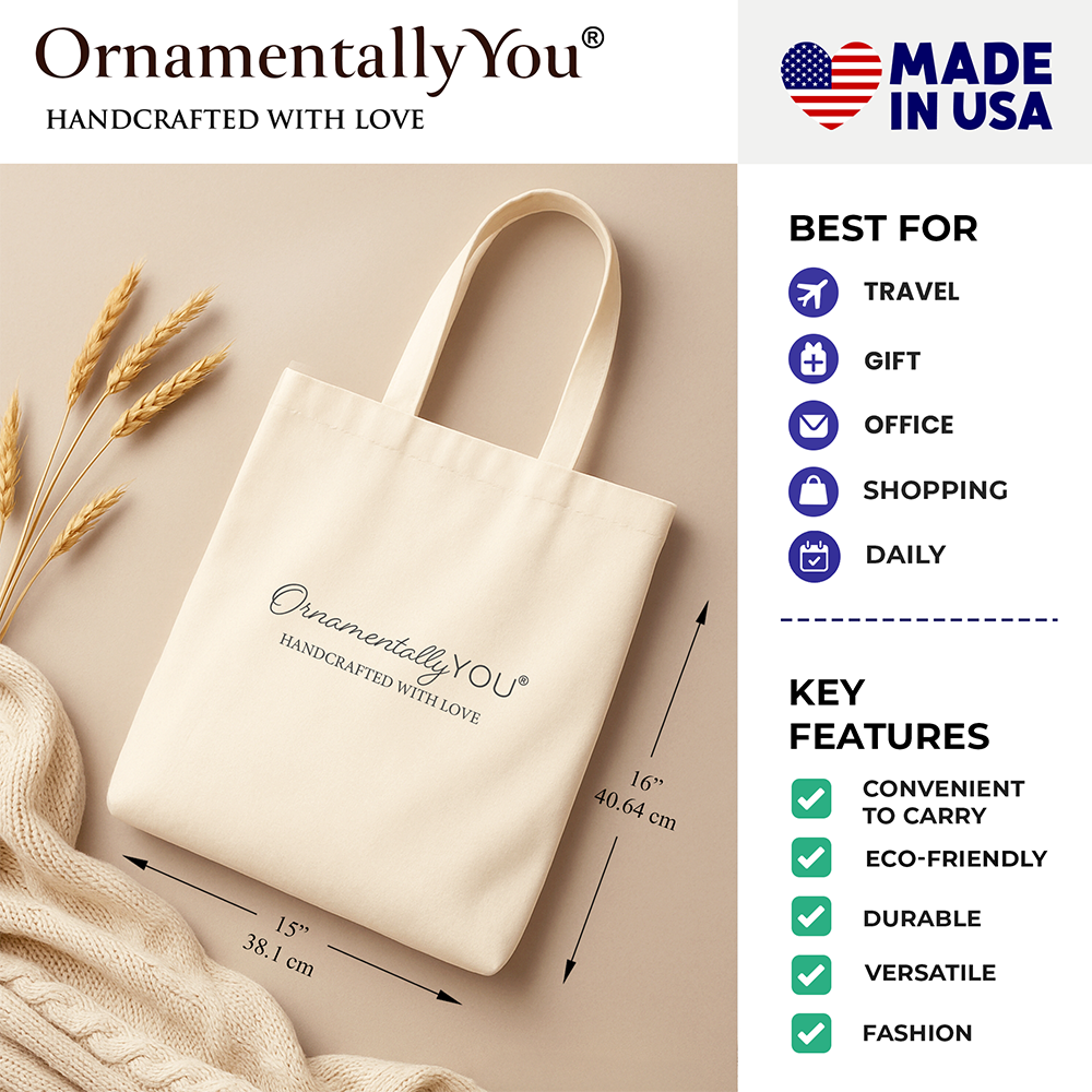 Romantic Frankenstein and Bride Canvas Tote Bag, We Were Made for Each Other Gift Bag for Spooky Couples