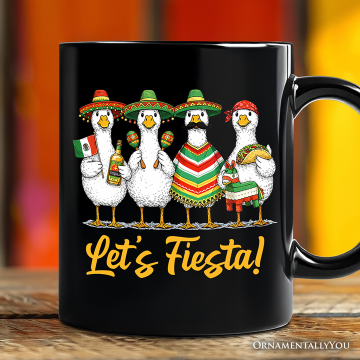 Cinco De Mayo Goose Mexican Mug, Funny Fiesta Souvenir Gift