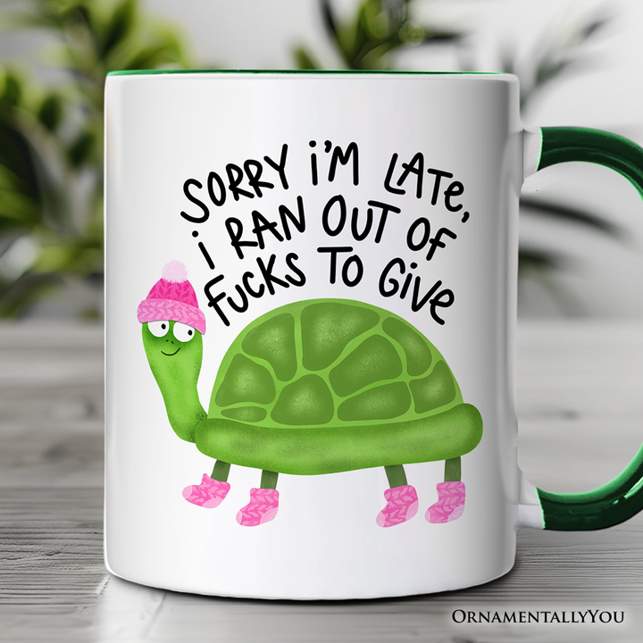 Sarcastic Turtle Mug, Sassy Funny Animal Gift