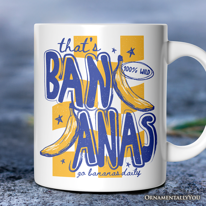 That's Bananas Summer Mug, Funny Tropical Fruit Gift