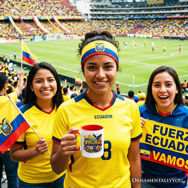 Ecuador 2026 Soccer Cup Global Championship Mug, Football Fans Gift