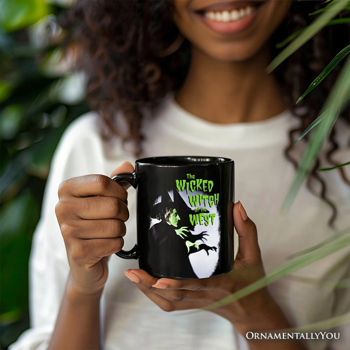 Vintage Wicked Witch of the West Personalized Mug, Wizard of Oz Halloween Gift with Custom Name Personalized Ceramic Mug OrnamentallyYou 