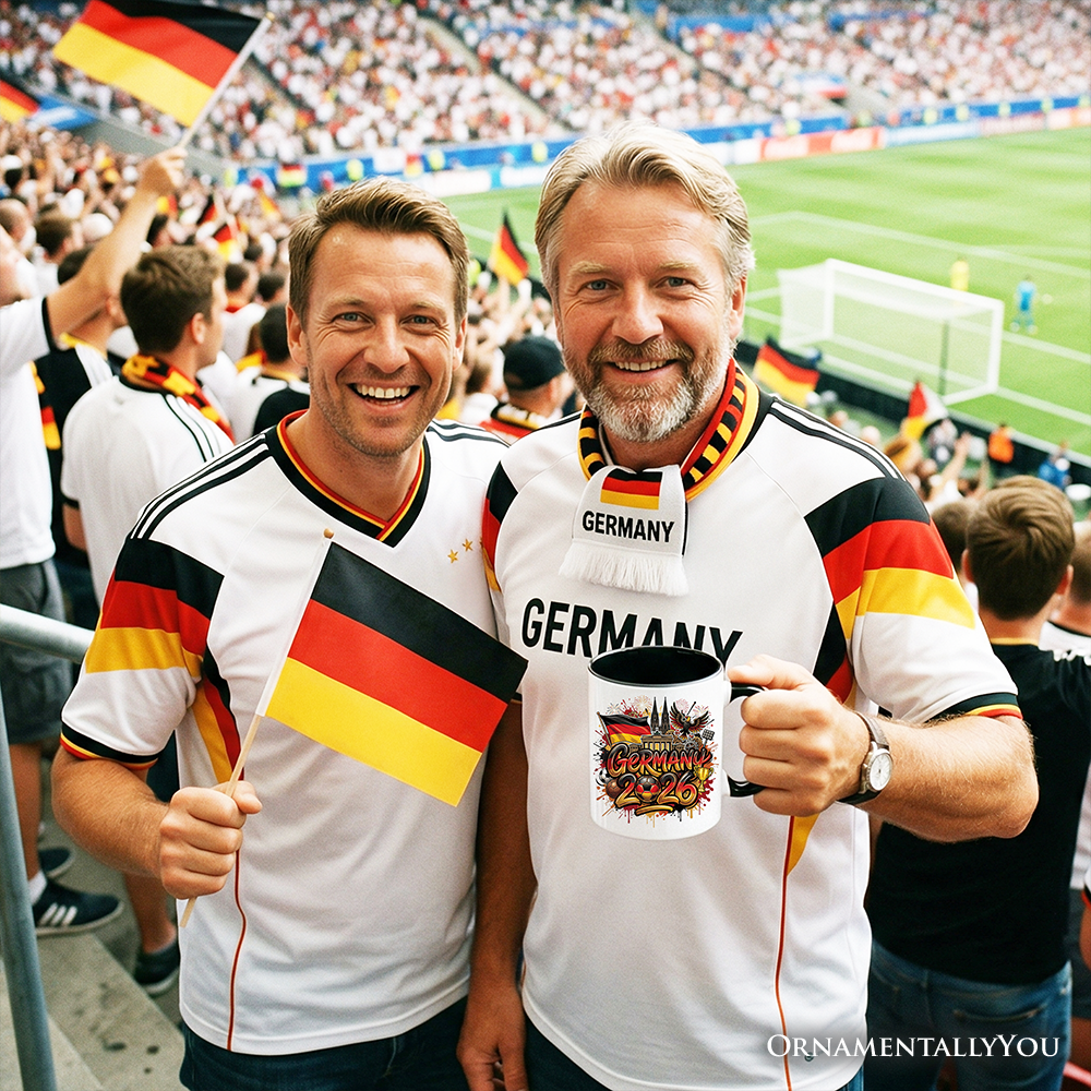 Germany 2026 Soccer Cup Global Championship Mug, Football Fans Gift