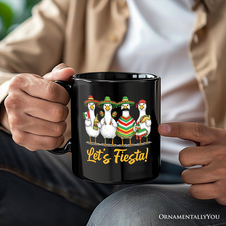 Cinco De Mayo Goose Mexican Mug, Funny Fiesta Souvenir Gift Personalized Ceramic Mug OrnamentallyYou 