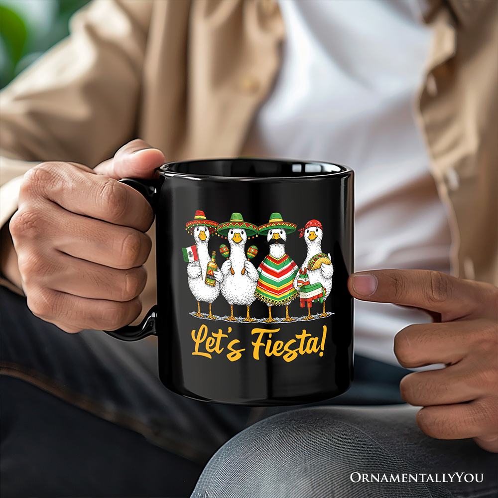 Cinco De Mayo Goose Mexican Mug, Funny Fiesta Souvenir Gift